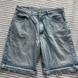Wrangler Light Blue Denim Shorts